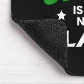 Green Is The New Black St. Patricks Day Mousepad (Ecke)