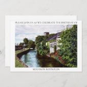 Green Island Illustration Einladung (Vorne/Hinten)