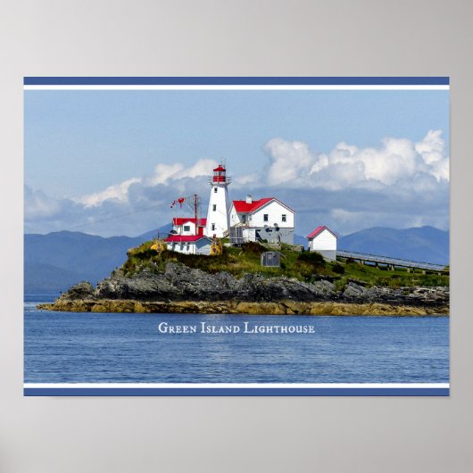 Green Island Lighthouse, England Poster (Vorne)