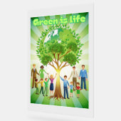 Green ist das Life Poster (Winkel)