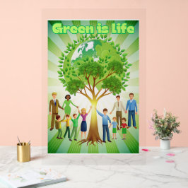 Green ist das Life Poster