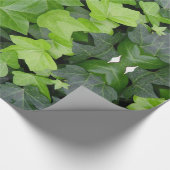 Green Ivy Botanical Print Geschenkpapier (Ecke)