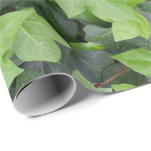 Green Ivy Botanical Print Geschenkpapier (Rolleneckpunkt)