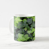 Green Ivy Botanical Print Kaffeetasse (Vorderseite Links)
