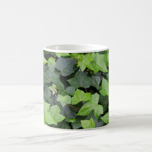 Green Ivy Botanical Print Kaffeetasse (Mittel)
