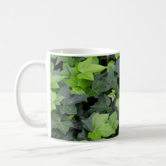 Green Ivy Botanical Print Kaffeetasse (Links)