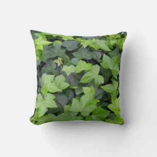 Green Ivy Botanical Print Kissen