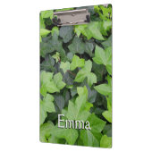 Green Ivy Botanical Print Klemmbrett (Links)
