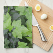 Green Ivy Botanical Print Küchentuch (Viertel Falte)