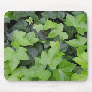 Green Ivy Botanical Print Mousepad