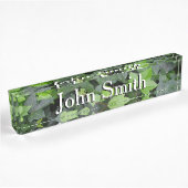 Green Ivy Botanical Print Namensplakette