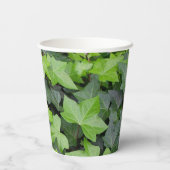Green Ivy Botanical Print Pappbecher (Rückseite)