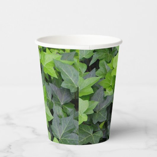 Green Ivy Botanical Print Pappbecher (Rechts)