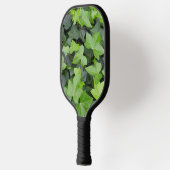 Green Ivy Botanical Print Pickleball Schläger (Links)