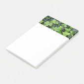 Green Ivy Botanical Print Post-it Klebezettel (angewinkelt)