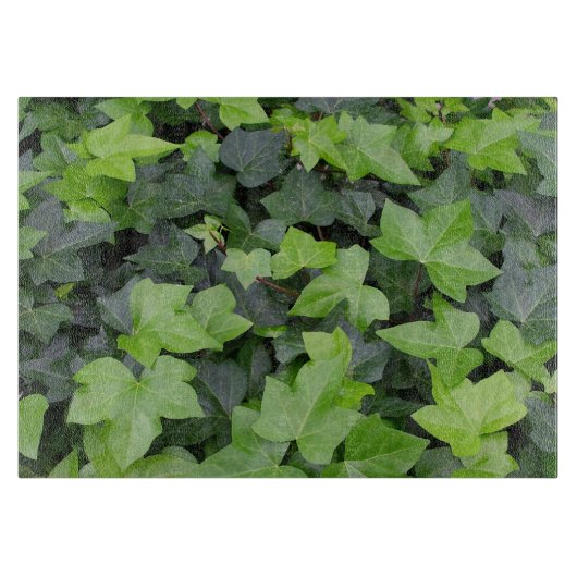 Green Ivy Botanical Print Schneidebrett (Vorderseite)