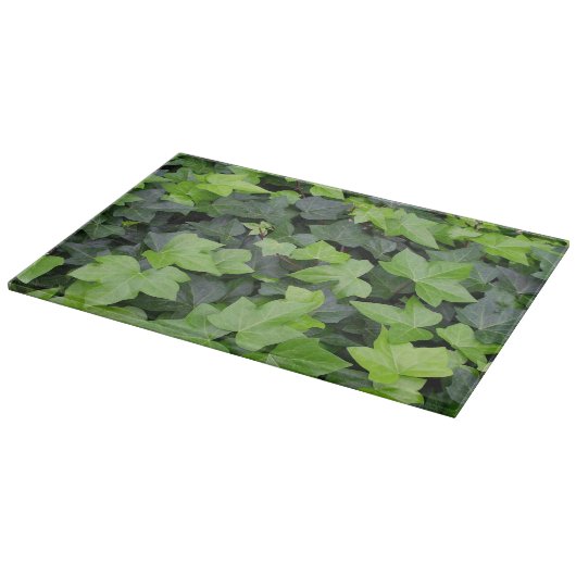 Green Ivy Botanical Print Schneidebrett (Ecke)