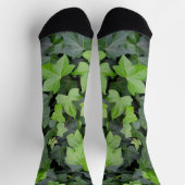 Green Ivy Botanical Print Socken (Oben)
