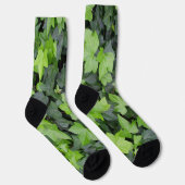 Green Ivy Botanical Print Socken (Rechts)
