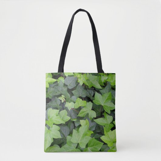 Green Ivy Botanical Print Tasche (Vorderseite)