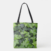 Green Ivy Botanical Print Tasche (Rückseite)