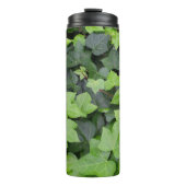Green Ivy Botanical Print Thermosbecher (Vorderseite)