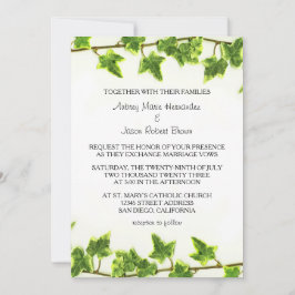 Green Ivy - Einladung zur Hochzeit