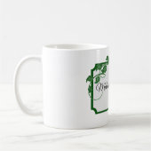 Green Ivy mit Namen Kaffeetasse (Links)