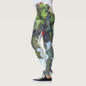 Green Ivy mit Red Berries Leggings (Links)
