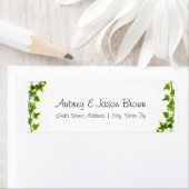 Green Ivy - Rücksendeadressen-Aufkleber (Insitu)