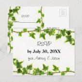 Green Ivy - UAWG Post Card Einladungspostkarte (Vorne/Hinten)