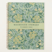 Green Jasmine Floral Pattern 2026 Planer (Vorderseite)