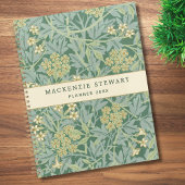 Green Jasmine Floral Pattern 2026 Planer