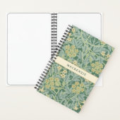 Green Jasmine Floral Pattern Notizblock (Innen)