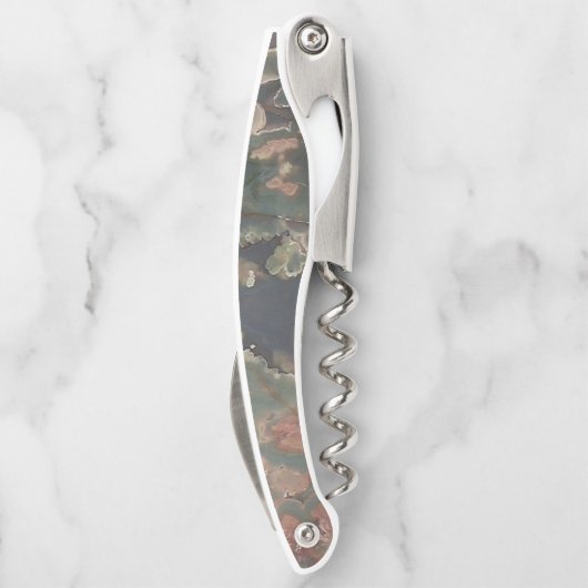 Green Jasper Stone Look Kellnermesser (Rückseite)