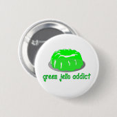 Green Jello Addict Button (Vorne & Hinten)