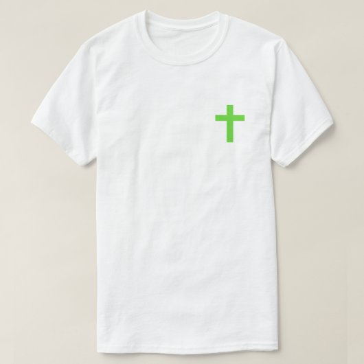 Green Jesus Liebe Me T - Shirt (Design vorne)