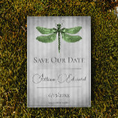 Green Jewele Dragonfly Save the Date Ankündigung
