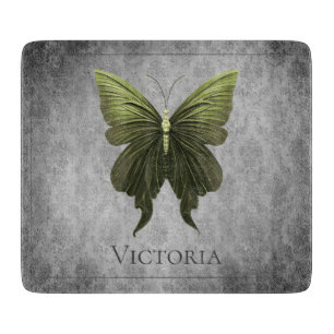 Green Jeweled Butterfly Schneidebrett