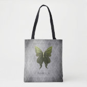 Green Jeweled Butterfly Tasche (Vorderseite)
