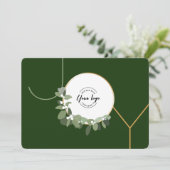 Green Joy Customizable Corporate Logo Weihnachten (Stehend Vorderseite)