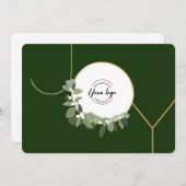 Green Joy Customizable Corporate Logo Weihnachten (Vorne/Hinten)