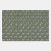 Green Joy Holiday Geschenkpapier Set (Vorderseite 3)