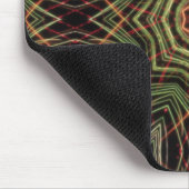 Green Kaleidoscope Mouse Pad Mousepad (Ecke)