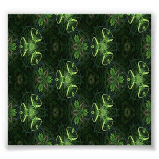 Green Kaleidoskop 1 Fotodruck (Vorne)