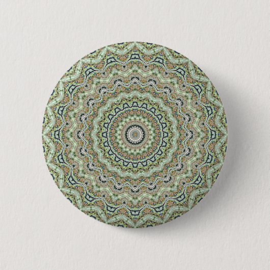 Green Kaleidoskop Button (Vorderseite)