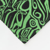 Green Kaleidoskop Fleecedecke (Ecke)