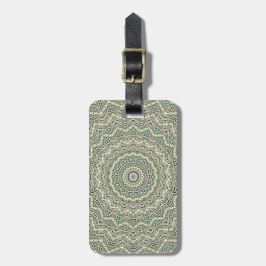 Green Kaleidoskop Gepäckanhänger (Vorderseite vertikal)