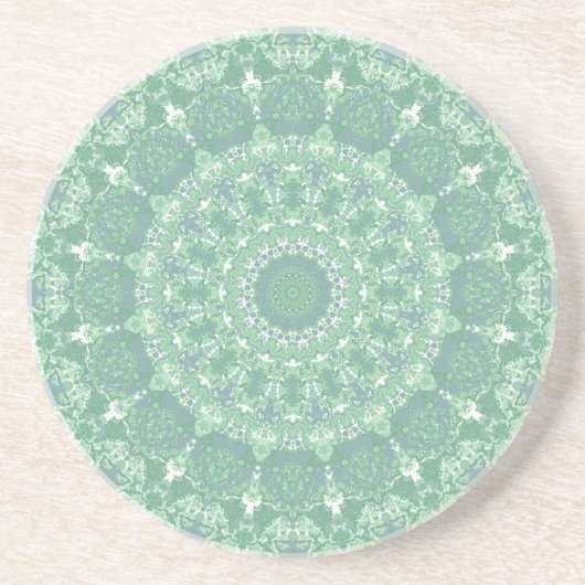 Green Kaleidoskop Getränkeuntersetzer (Vorne)