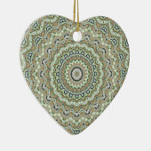 Green Kaleidoskop Keramikornament (Rechts)